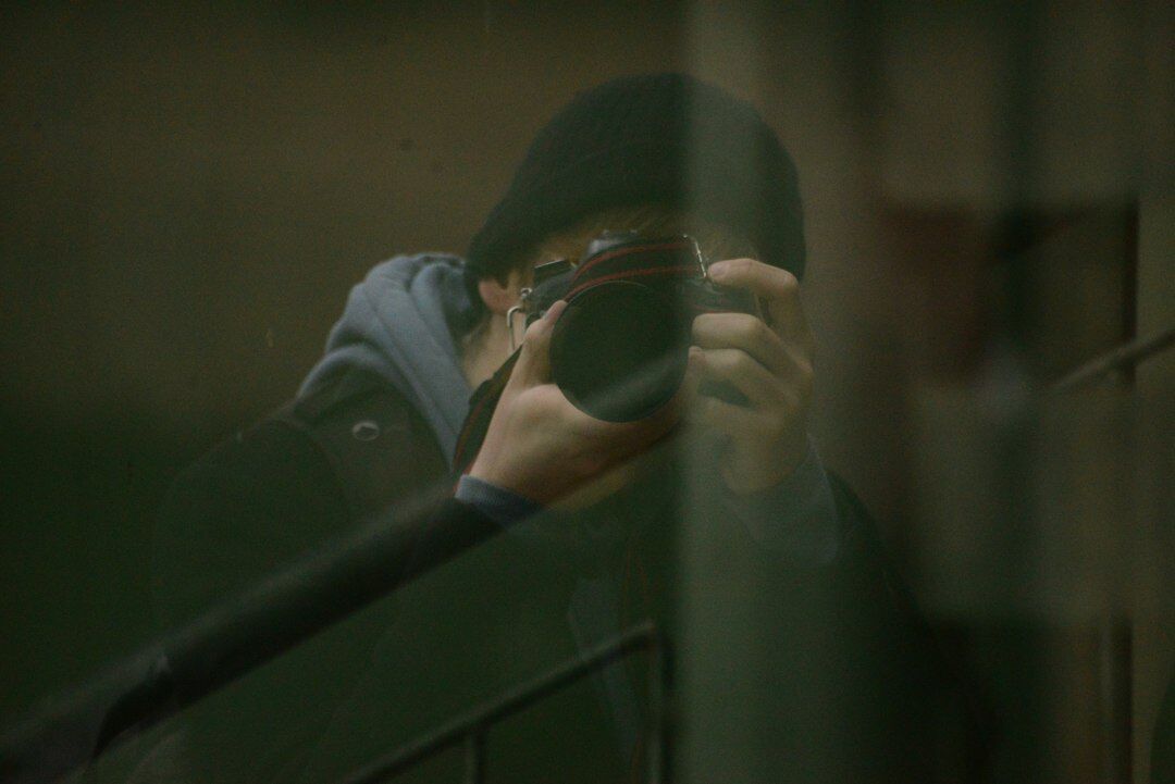 detective reviewing footage